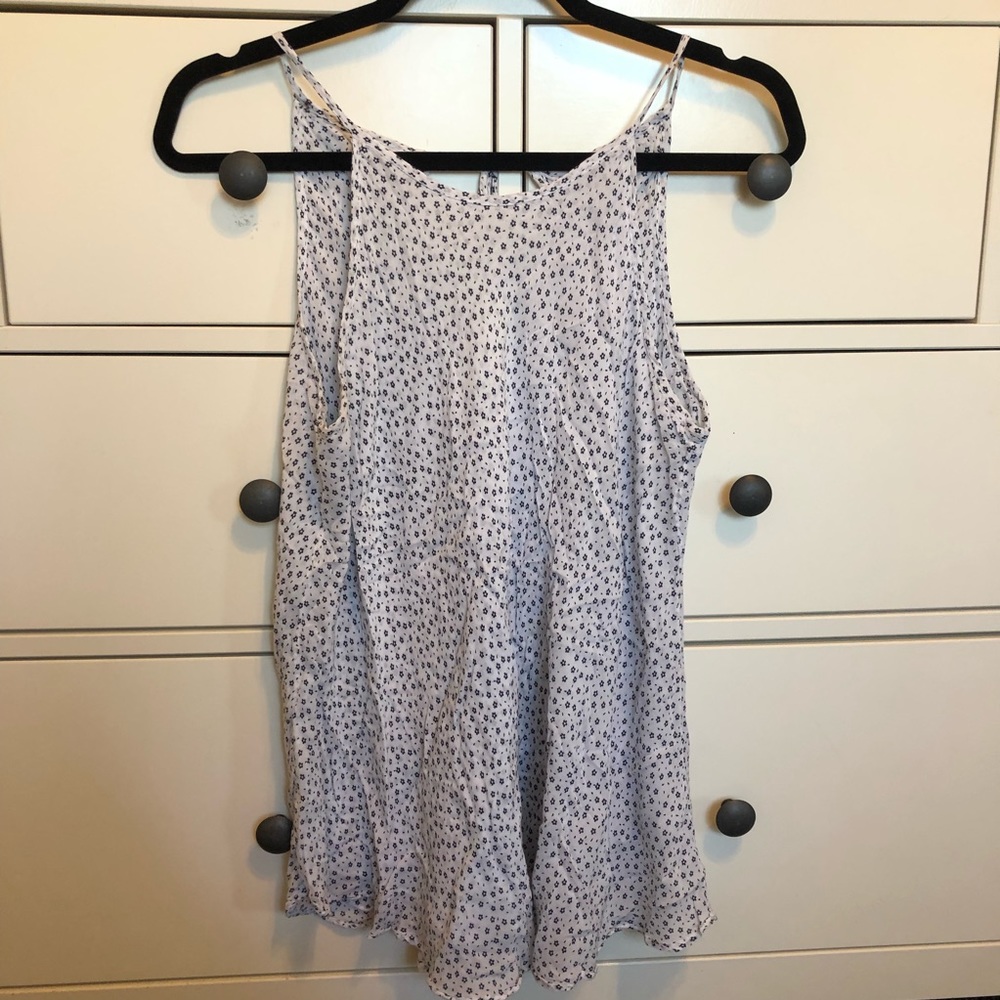 Flower Print Tank Top